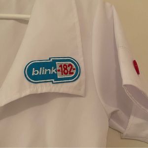 Blink 182 Nurse Costume - Dress, Headband, Patch, Glove - Enema of the State